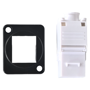 Высокое качество CAT6A D-Type UTP Toolless Keystone Jack RJ45 Модуль 180 ° для телекоммуникационных деталей