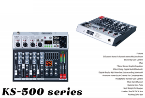 Profesyonel 99dsp etkisi 5/7 kanal ses mikseri dijital yankı Mp3 kayıt ses karıştırma konsolu ses mikseri - Product Image 3