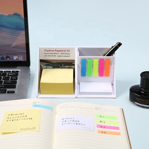 促销定制便签盒多功能记事本立方体便签本带笔筒的便签本