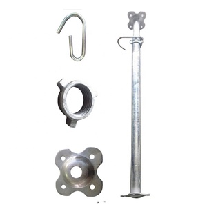 CS6.26 Steel <strong>Scaffolding</strong> for <strong>Building</strong> construction Formwork Steel Jack <strong>Base</strong> steel shoring prop - Product Image 6