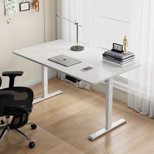 Escritorio eléctrico básico de altura ajustable para oficina, juegos en casa, mesa de estudio, cajones opcionales modernos industriales que se pueden seleccionar - Product Image 2