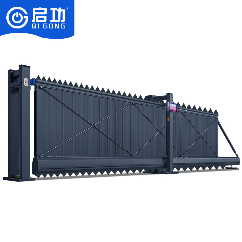 Portail cantilever à double pointe