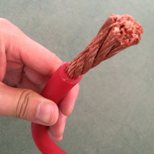 A Roll of 51' FT Feet 1/0 <strong>AWG</strong> 0 Gauge <strong>CCA</strong> Power Wire Ground <strong>Cable</strong> Translucent Black Red Blue 3 Color Available - Product Image 6