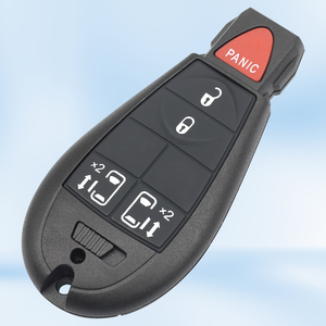 Chrysler jeep için MS 4 + 1 düğmeler 433mhz ile 46 çip fcc M3N5WY783X IYZ-C01C fabrika araba anahtarı değiştirme uzaktan araç fob - Product Image 1