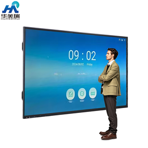 Venta directa de fábrica de máquina todo en uno de conferencia de 100 pulgadas con sistema dual de tableta interactiva inteligente - Product Image 1