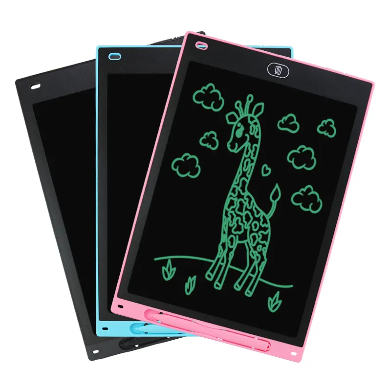 8.5/10/12インチLCDライティングタブレット10インチ面白いメモパッドカラフルな落書きボード幼児のおもちゃ子供のための学校へのギフト