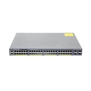 WS-C2960X-48FPS-L 2960-X serisi anahtar, 48x1 0/100/1000 PoE + bağlantı noktaları, 4x1G SFP, LAN tabanı, yeni ve orijinal - Product Image 2