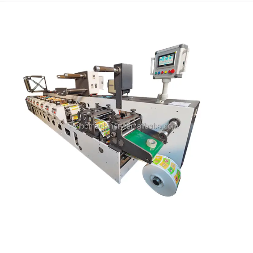 HYPM-340N verwendete Flexo inter mit tierende rotierende Buchdruck etiketten druckmaschinen und-ausrüstung