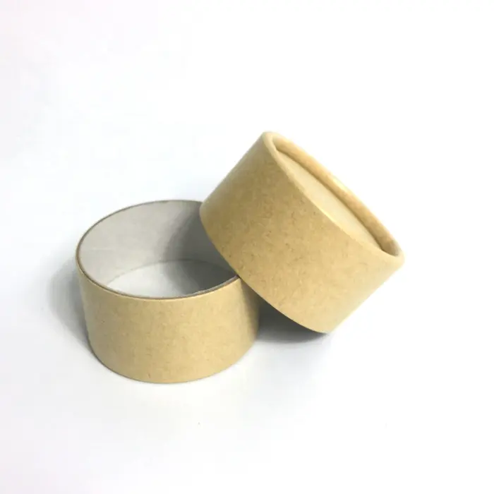 Tùy chỉnh thiết kế logo tái chế Chất liệu giấy cho vòng tông Lip Balm giấy Jar Ống