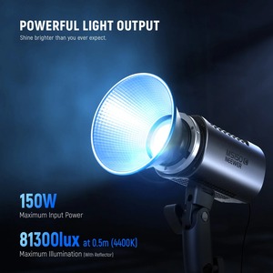 Per NEEWER 150W Mini RGB COB Video Light MS150C RGBWW LED 2.4G/APP di controllo illuminazione di uscita continua per i fotografi di Studio - Product Image 2
