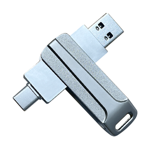 2 in 1 USB C แฟลชไดรฟ์ USB3.0 128GB 64GB SSD ใช้ได้ USB3.1ฮาร์ดดิสก์ภายนอกที่มี Type-C สำหรับแล็ปท็อปโทรศัพท์มือถือ - Product Image 3