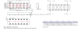 0,2 smd 7 сегмент 02 дюймов smd 7 сегмент светодиодный дисплей smd 6 цифр - Product Image 5