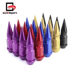7075-T6 Nhôm M12x1.5 Racing Spike Bánh Xe Lug Nuts 90 Mét Mở Rộng Tuner Lug Nuts - Product Image 4