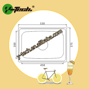 YK-1420厂家直销批发便宜的单厨房水槽价格厨房不锈钢水槽 - Product Image 2