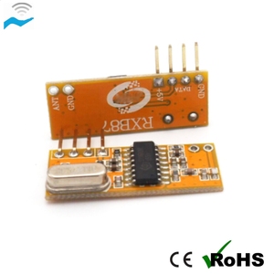 4-Pin-Empfänger 433 MHz RF superheterodyne Empfangs-Sender-Modulplatine - Product Image 6