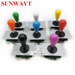 8way аркадная игра файтинг 5Pin джойстик в американском стиле Овальный шаровой верх и восьмиугольный ограничитель для Jamma Mame Raspberry Pi - Product Image 3