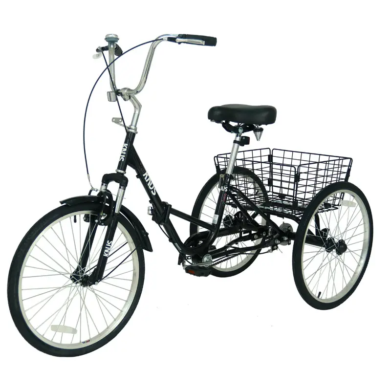 Factory Direct Price Cover Waterproof Outdoor Trike 20 Inch Bicycle Adult Tricycles 6 Speed With Cheap Prices