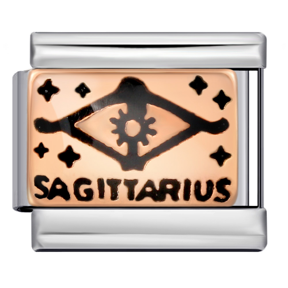 Sagitario de oro rosa