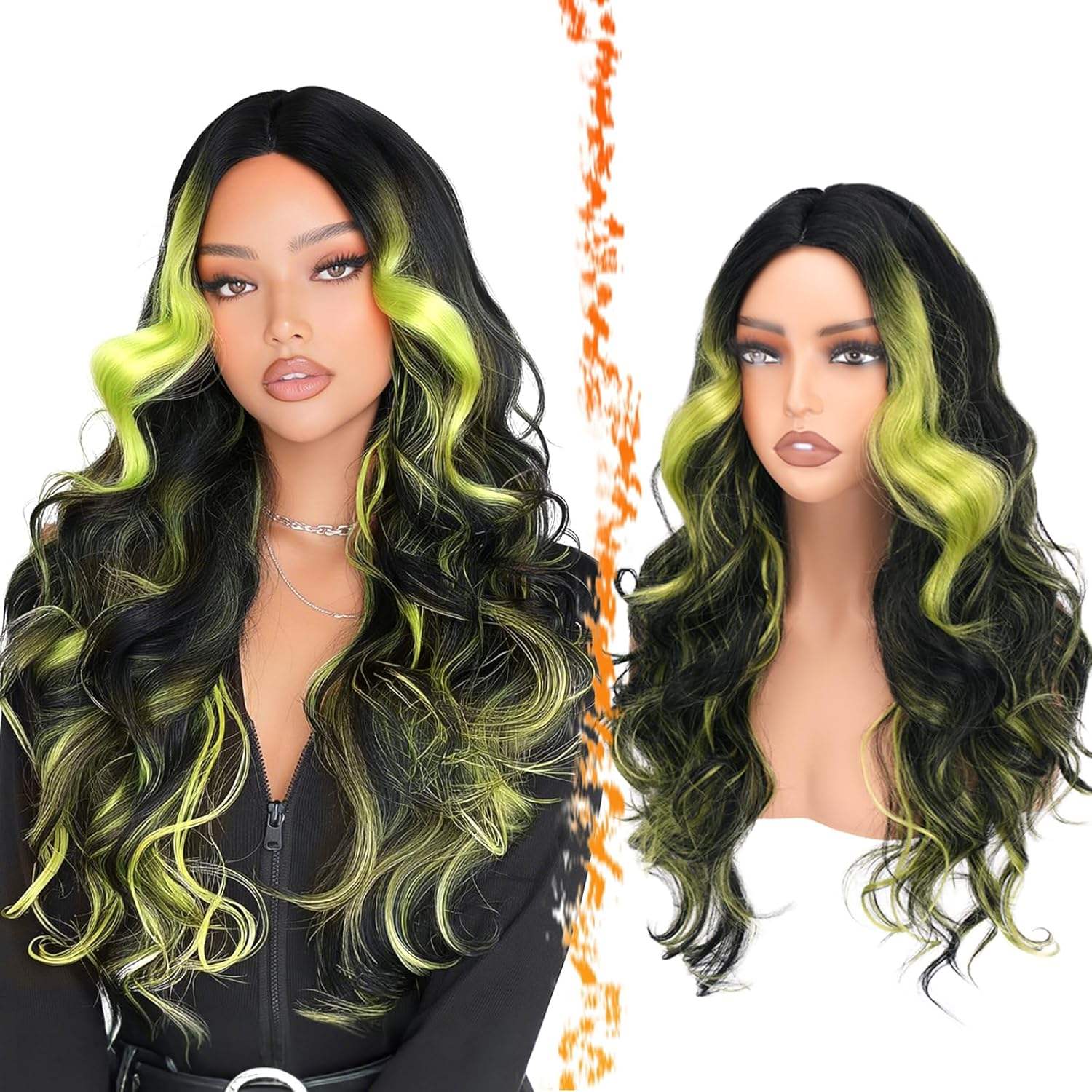 Black green highlight