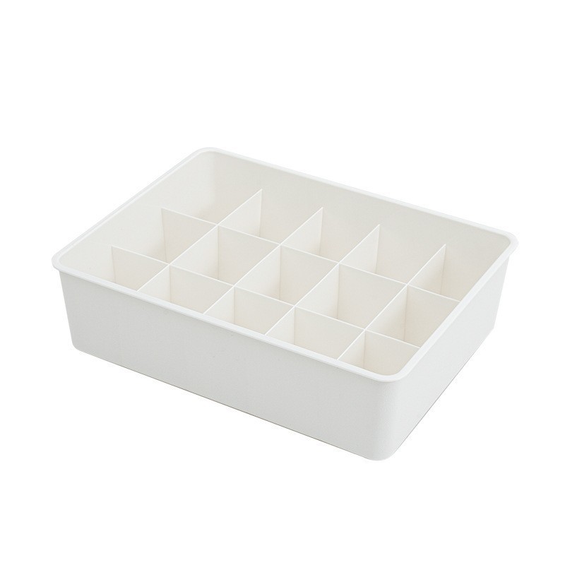 White 15-compartment design with lid (31*24*8)