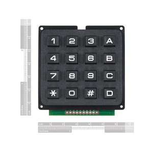 Módulo de teclado microcontrolador 3*4/4*4 matriz con 12/16 teclas para una fácil integración - Product Image 3
