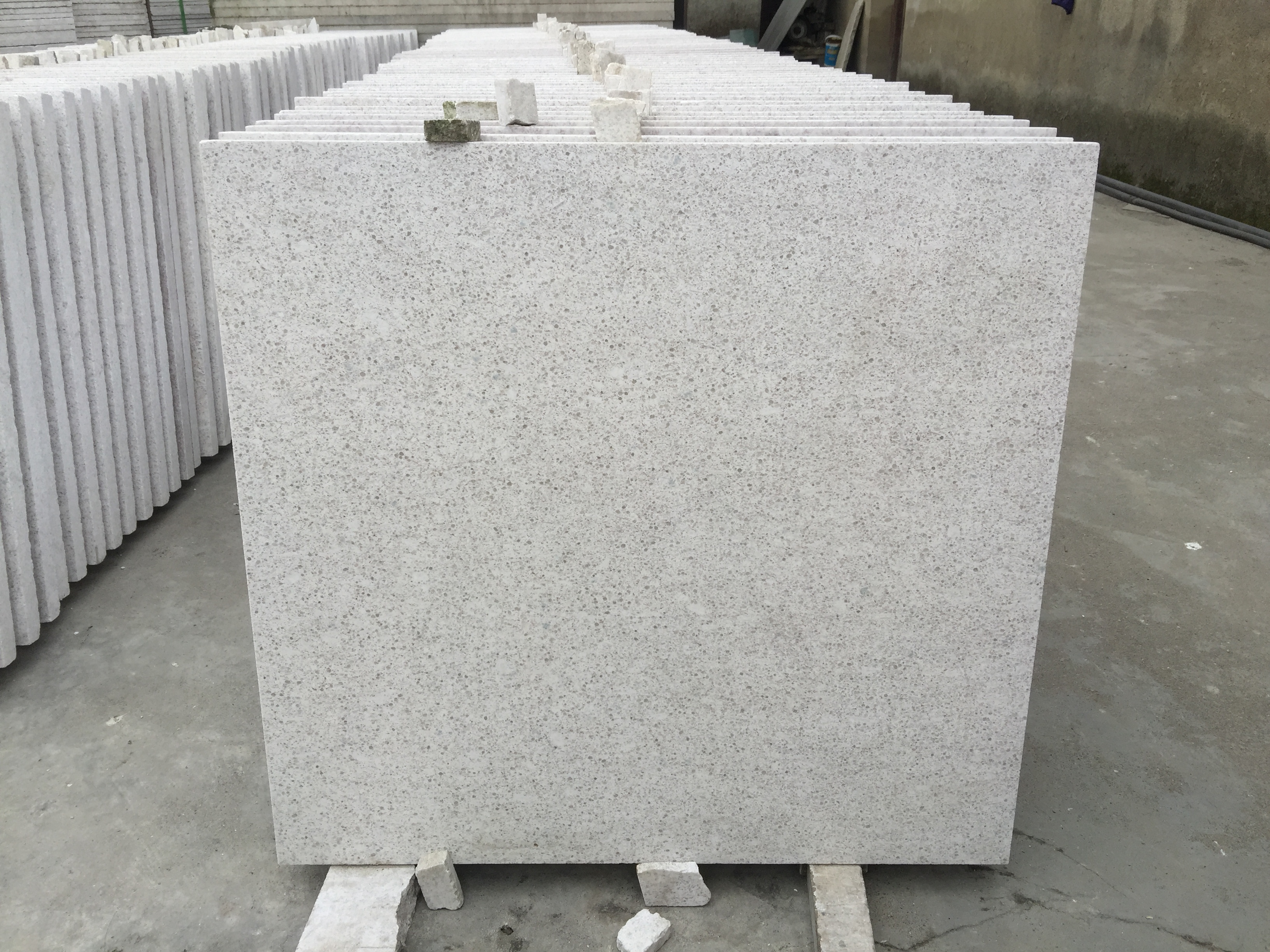 pearl white granite big slab cut to size tiles Countertop bathroom vanitytop