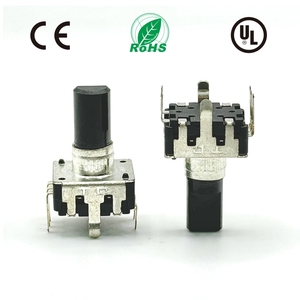 5 terminais perpendiculares do Pin 12mm eixo Digital potenciômetro 360 graus Rotary Encoder Sensor Switch Module
