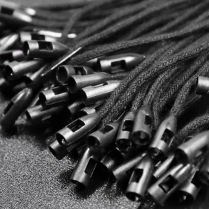 Etiqueta de ropa Cuerda Tabletas colgantes para tarjetas de bolsa de ropa Etiquetas de bricolaje Accesorios Snap Lock Pin Loop Tie Fasteners Line - Product Image 3