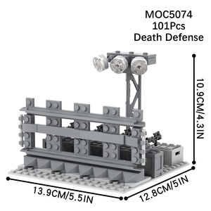 MOC5074 MOC WW2 juegos de bloques de construcción Death Defense proyecto militar mini bloques mini accesorios de juguete bloques de construcción - Product Image 3