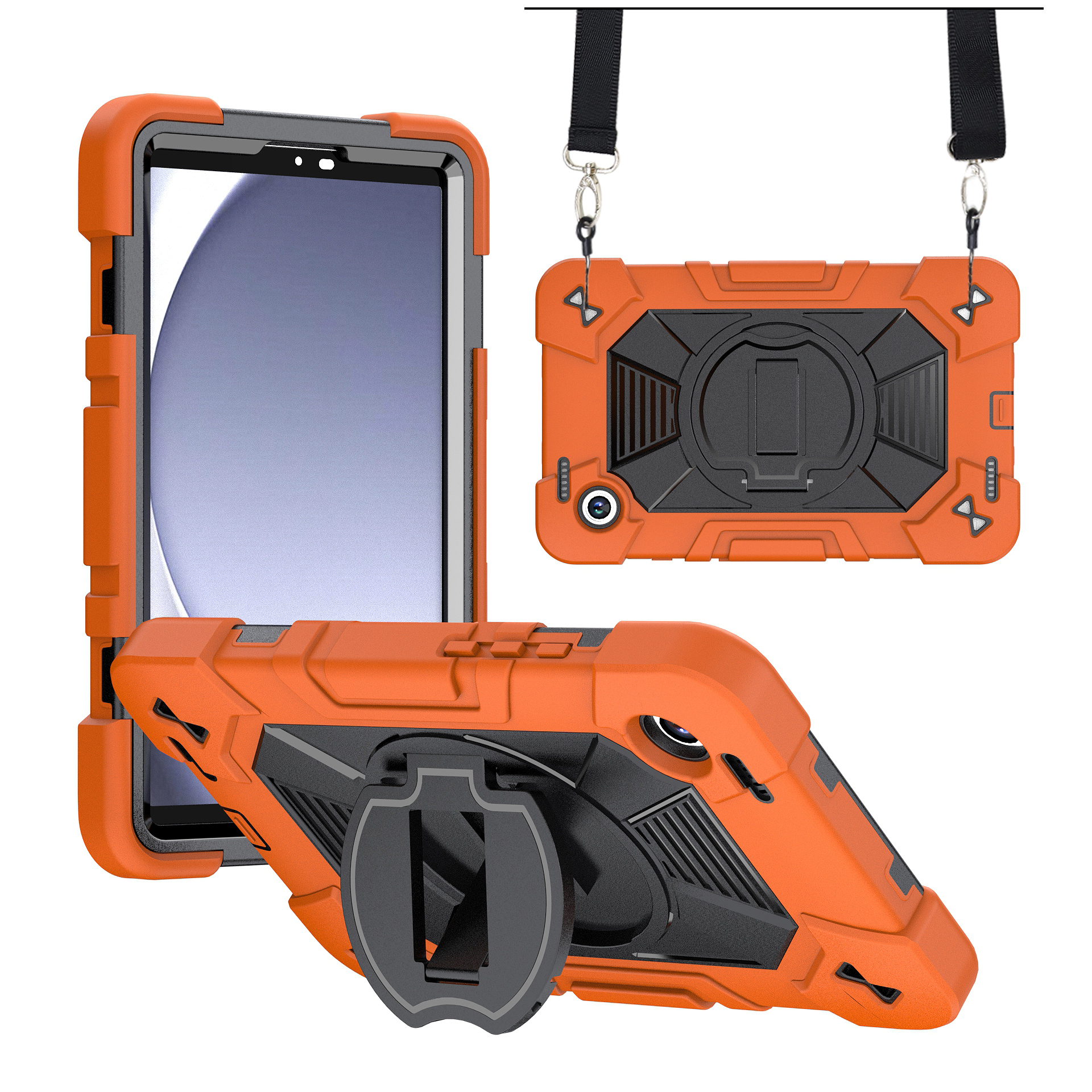 Orange + noir