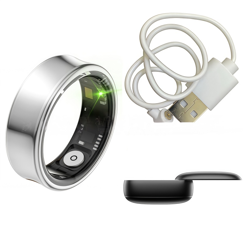 Argent brillant + filaire et chargement de la batterie