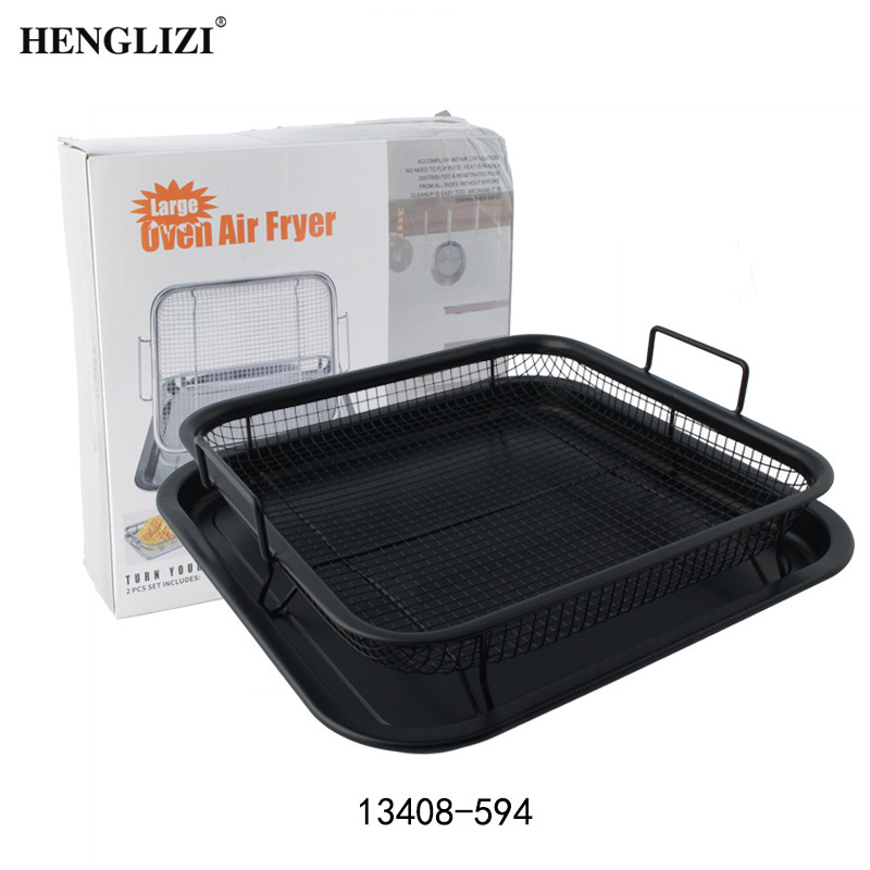 Set di cestini da forno quadrati-nero (25.5 * altezza 8)