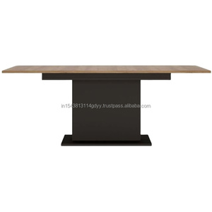 8人可伸缩餐桌现代木质矩形可扩展厨房餐桌餐厅餐桌 - Product Image 1