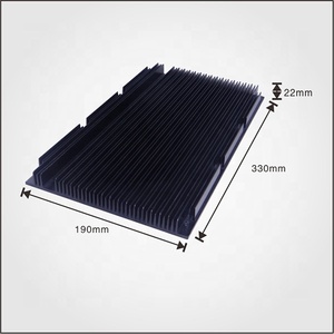 Alta precisione personalizzato OEM 3 Pin interfaccia di alimentazione nero/rame anodizzato in alluminio LED dissipatore di calore della fabbrica del Computer Case - Product Image 5