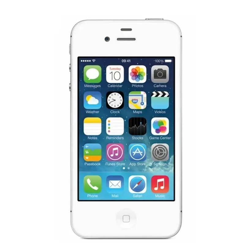 99% ของแท้โทรศัพท์มือถือมือสองสำหรับ iPhone 4S + 16G ปลดล็อก iPhone