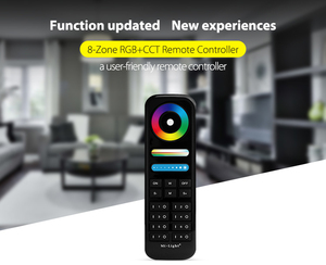 Mi.Light 2.4Ghz Wireless 8-Zone RGB+CCT Compatible with Milight RGB+CCT LED Light Bulb Downlight Strip <strong>Controller</strong>