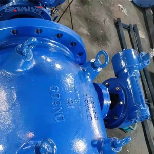 DN500 PN16หนอนเกียร์ควบคุมวาล์วลูกสูบวาล์วควบคุมการไหลวาล์วน้ำที่มีราคาที่ดีที่สุด - Product Image 5