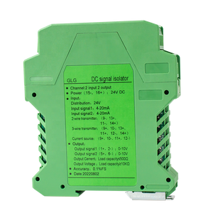 signal isolation 35mm din rail 0-10v 4-20ma galvanic analog 2 <strong>inputs</strong> 4 <strong>outputs</strong> dc signal isolator <strong>module</strong> converter - Product Image 1
