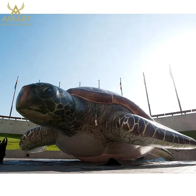 Disfraz inflable de tortuga para publicidad personalizada, disfraz inflable para modelar animales