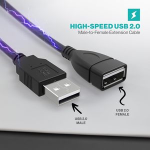 DAJIANG OEMカスタマイズUSB 2.0エクステンションケーブル男性からUSBへ女性データ転送および充電アダプターTUV Verfiedサプライヤー