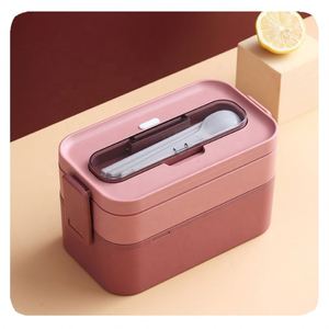 Nueva fiambrera Rectangular de PP a prueba de fugas con aislamiento para microondas, vajilla Bento para niños, contenedor de almacenamiento de alimentos de plástico - Product Image 6