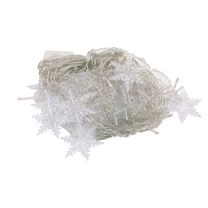 Cortina de cadena de luces Led con forma de copo de nieve, cortina de luz con forma de corazón, Luna, estrella, copo de nieve, decoración de Navidad - Product Image 1