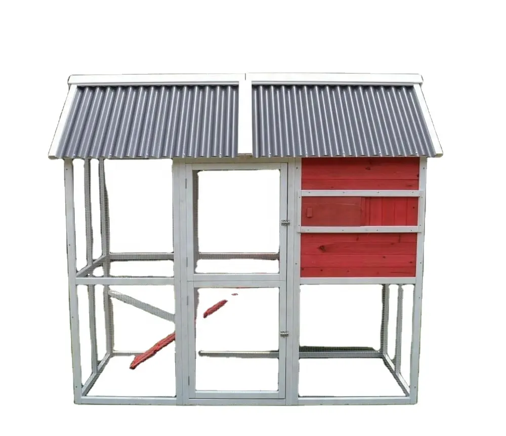 木製プラスチック屋根鶏小屋