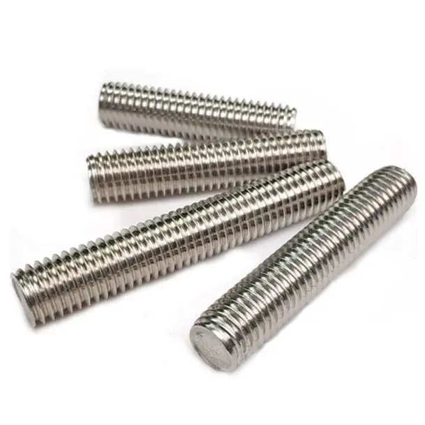 Sujetadores de hardware metal zinc grade8.8 10,9 12,9 B7 B16 L7 zinc varilla roscada izquierda y derecha 10mm M8 M6