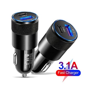 38W Car <strong>Charger</strong> Fast Charging with USB QC 3.0 PD Type C Car <strong>Charger</strong> Adapter for iPhone 16 15 14 Samsung Xiaomi Huawei - Product Image 2