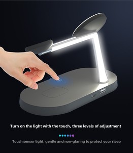 15W akıllı manyetik kablosuz şarj yeni 5-in-1 dikey hızlı şarj standı USB tip C Port Apple telefonları saatler için uyumlu - Product Image 3