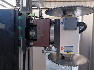 WEIKE CNC 3-осевая Концевая фреза Cnc система контроллера торцевой поверхности Mullion алюминиевые двери и окна делая машину - Product Image 4