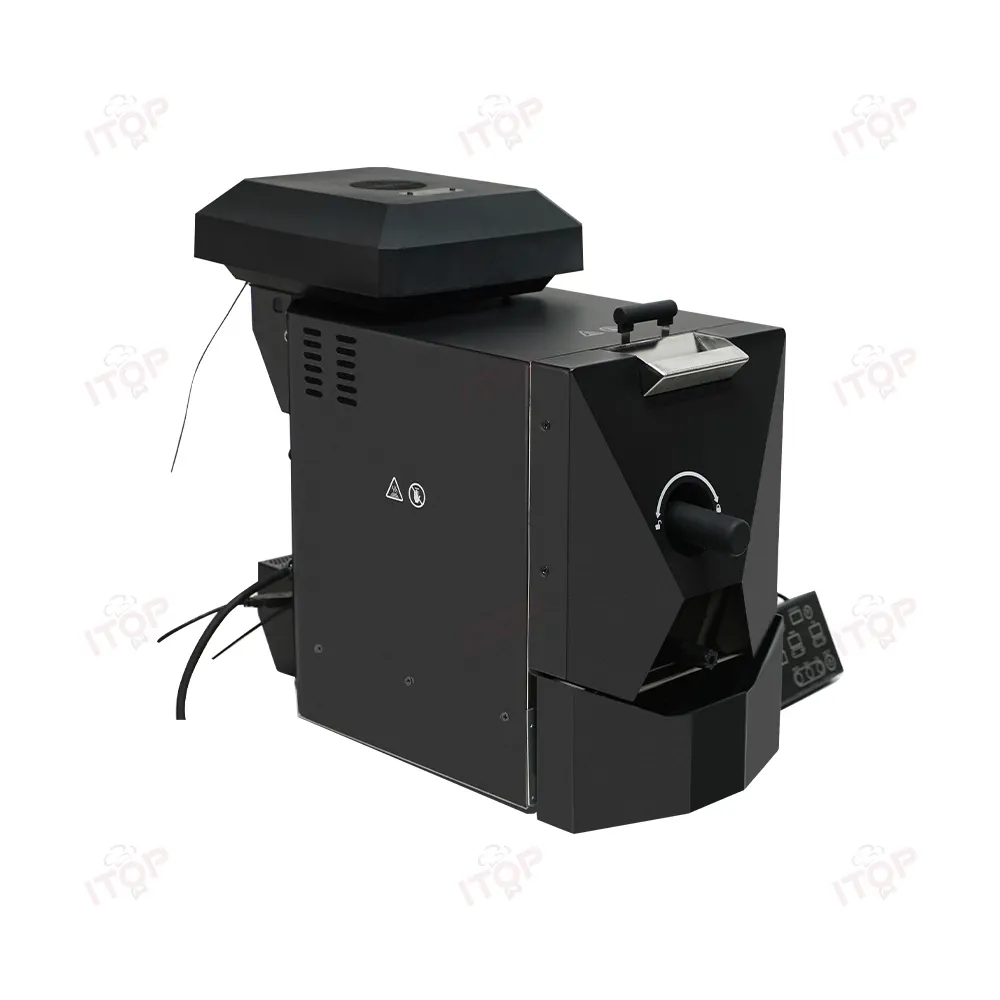 Sampel mesin panggang biji rumah kecil, Roaster kopi kontrol suhu listrik 500g