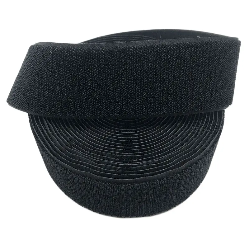 2022 Hot Sale Nylon injection Hook And Loop Tape Polyester Black Tape Hook And Loop