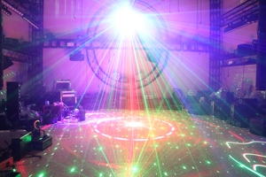 Hot Sale LED Sound aktiviert Bühnen lichteffekt pro Licht mit Fernbedienung dmx512 - Product Image 6